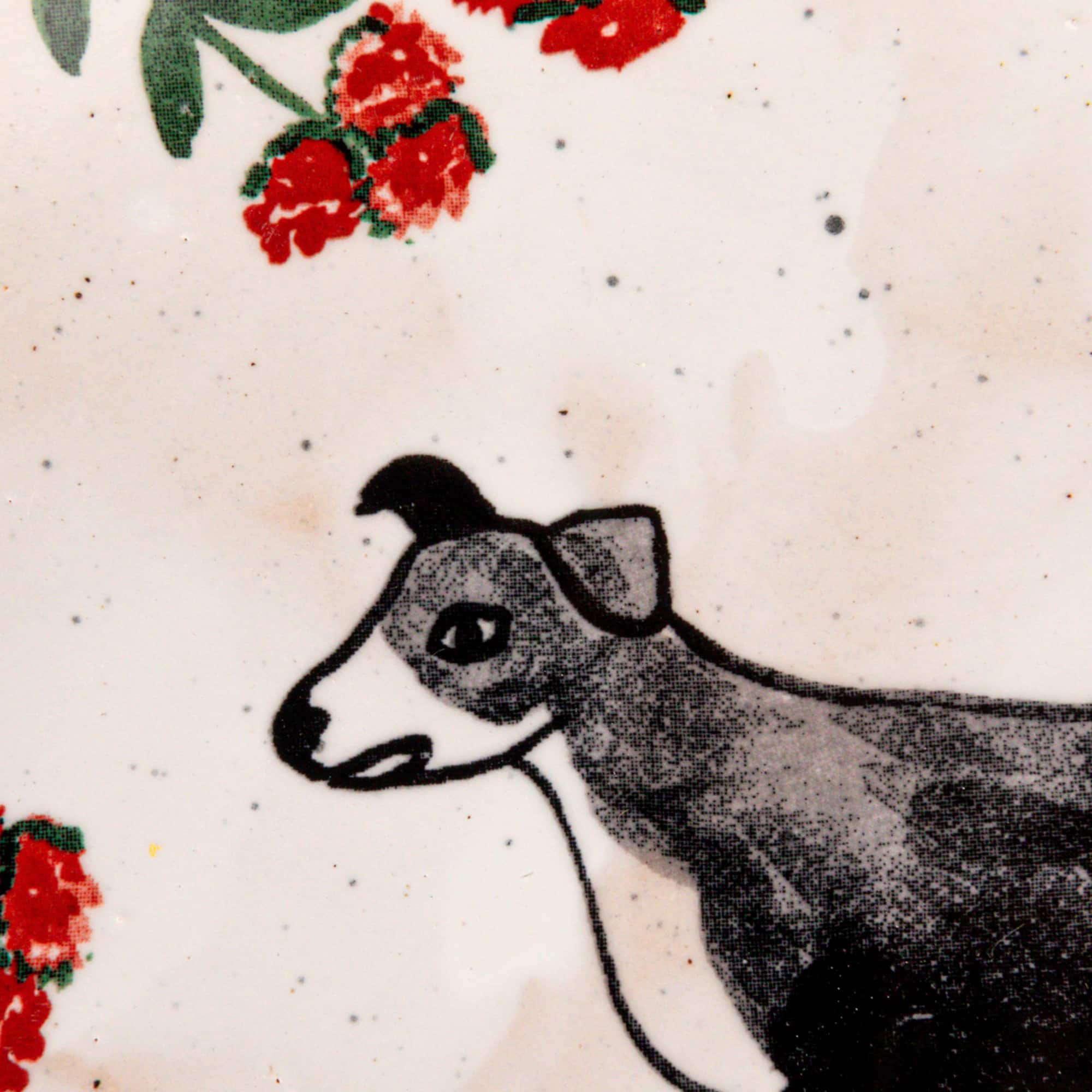 Hello Honey® 6" Enchanted Fauna Series Hand-Painted Stoneware Plate Set